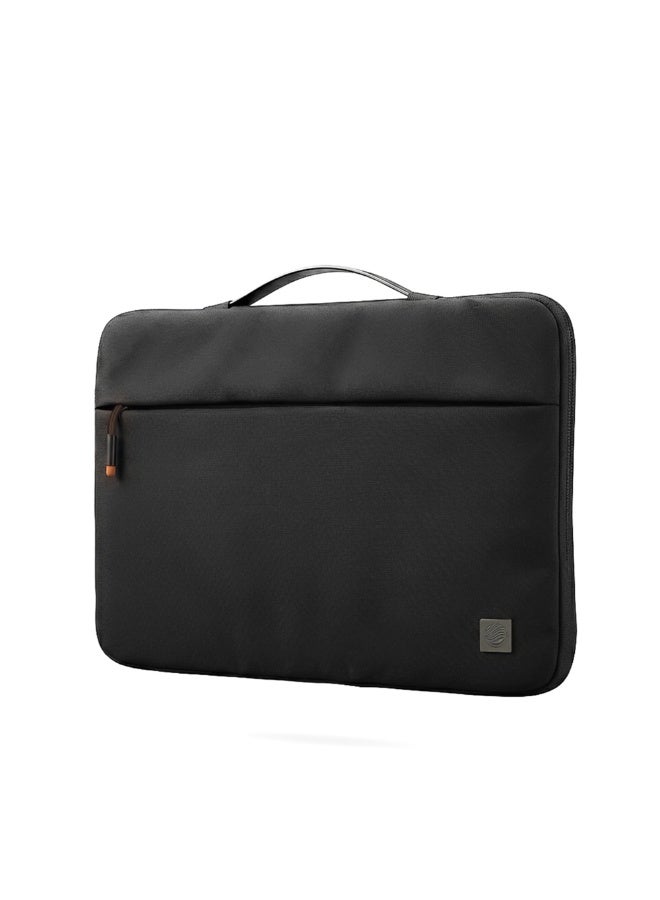 FIFTH ELEMENT COCOON  13–14" Slim Laptop Sleeve with Water-Resistant Exterior & Accessory Pocket – Black - Image 2