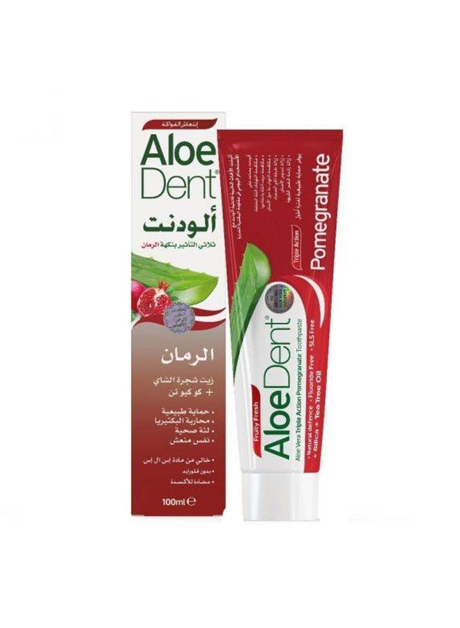 Aloedent Toothpaste Pomegranate, 100 ml