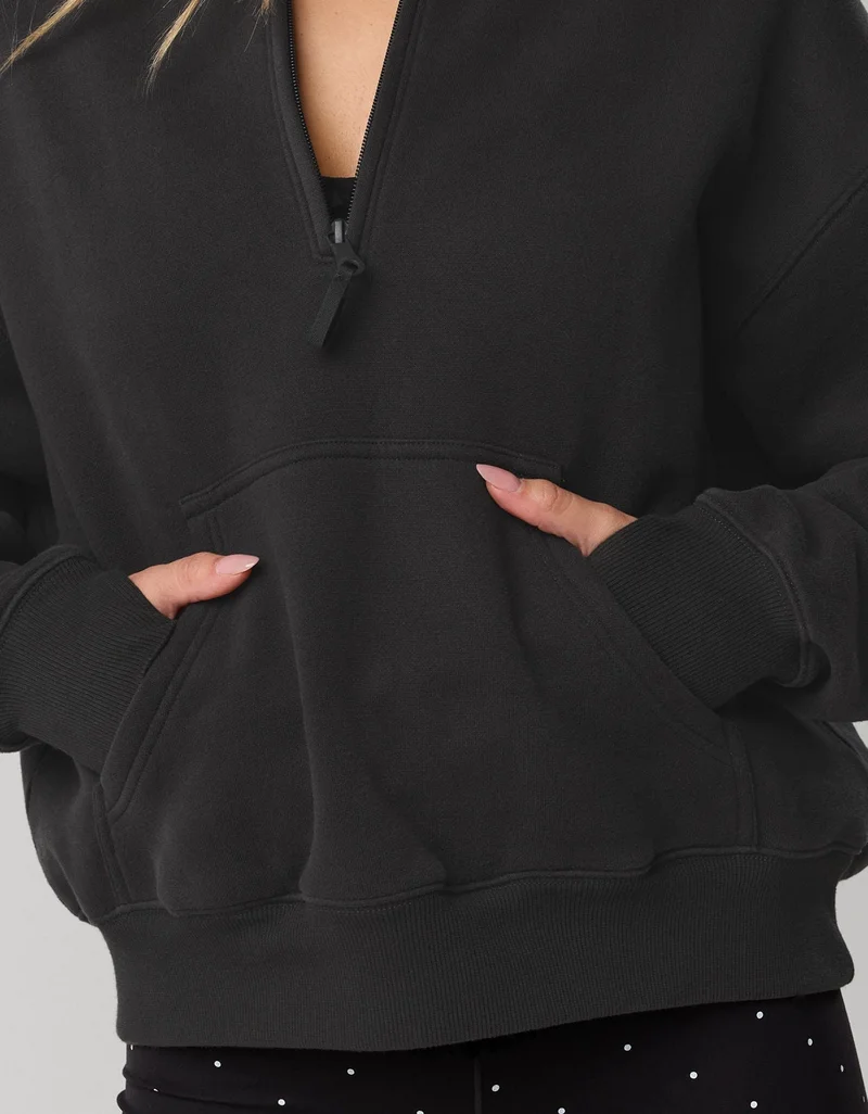 Aerie  OFFLINE By Aerie Cloud Fleece Quarter Zip Sweatshirt for Women | Best Price UAE