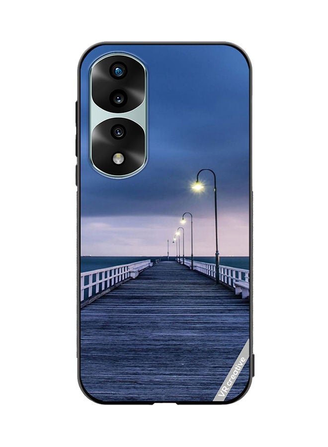 VR CREATIVE Protective Case Cover For Honor 70 Pro Pathway To Sea Design Multicolour - Image 1