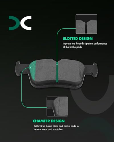 SCITOO D2102 Ceramic Brake Pads Sets Rear wHardware Replacement For Acura For TLX 20212022For Honda For Accord 20182022For Honda For Civic 20202022For Honda For Insight 20192022 - Image 3