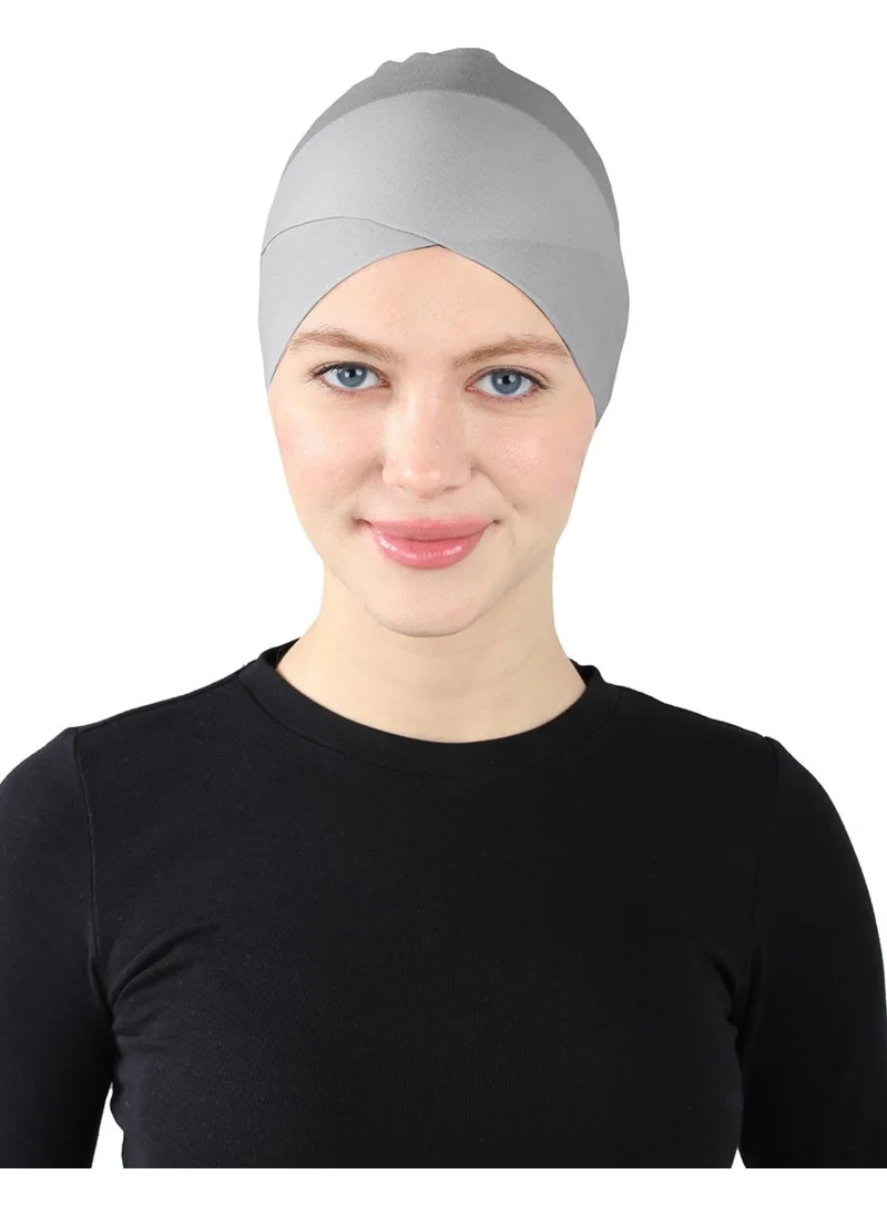 Ecardin Parisian Cross Bonnet - St 370 Dark Gray