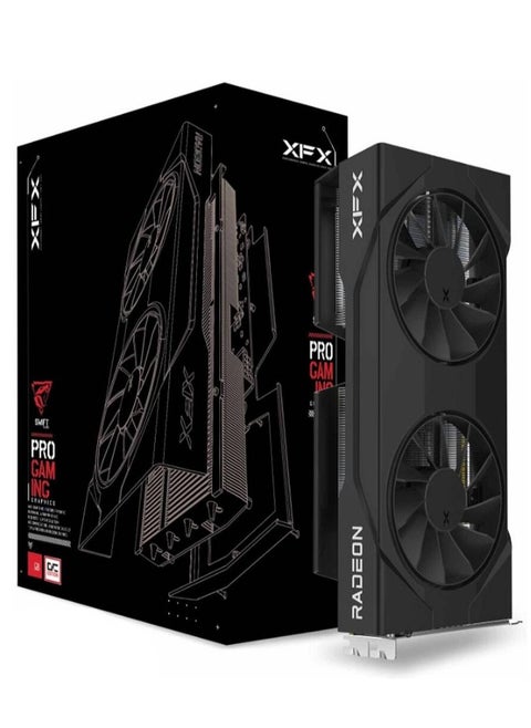 Swift AMD Radeon RX 9060 XT OC Gaming Edition Graphics, 8GB GDDR6 128-Bit Memory, 3320 MHz Boost Speeds, 2048 Stream Processors, 20 Gbps Memory Clock, Black | RX-96TSW8GBQ