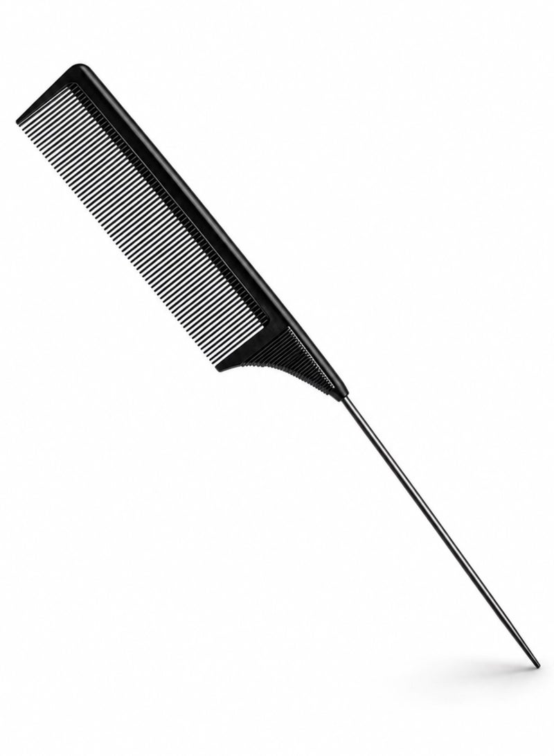 TONI&GUY Professional Hair Styling Comb – Metal Handle - Image 1