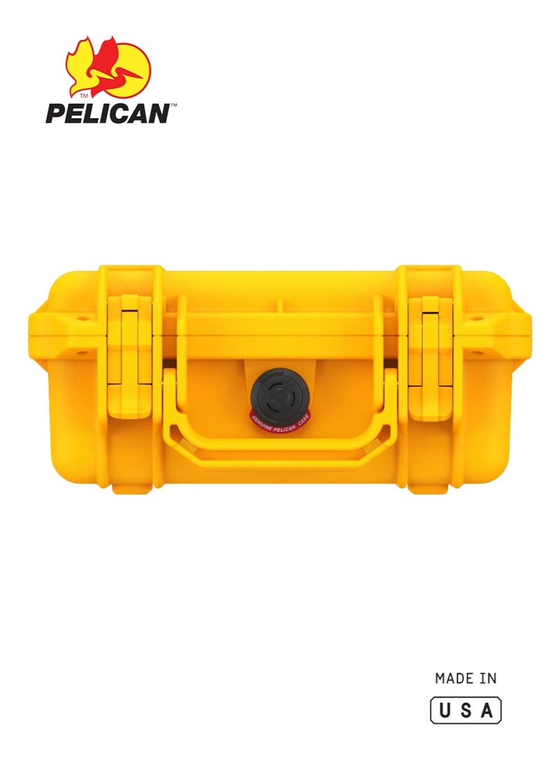 Pelican 1200 Protector Case with Foam, Yellow, IP67 Waterproof Hard Case - Image 4