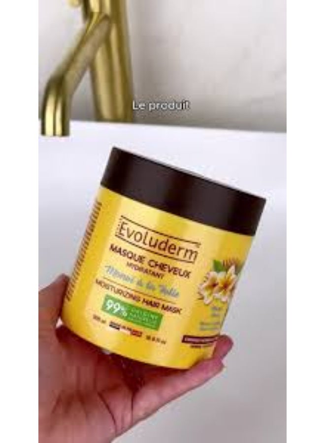 Evoluderm Monoï à la Folie Moisturizing Hair Mask 500ml - Image 2