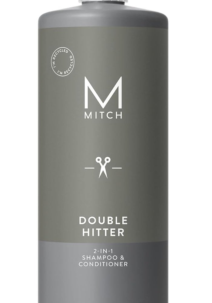 MITCH by Paul Mitchell Double Hitter 2-in-1 Shampoo and Conditioner for Men - 33.8 fl. oz. - Image 1