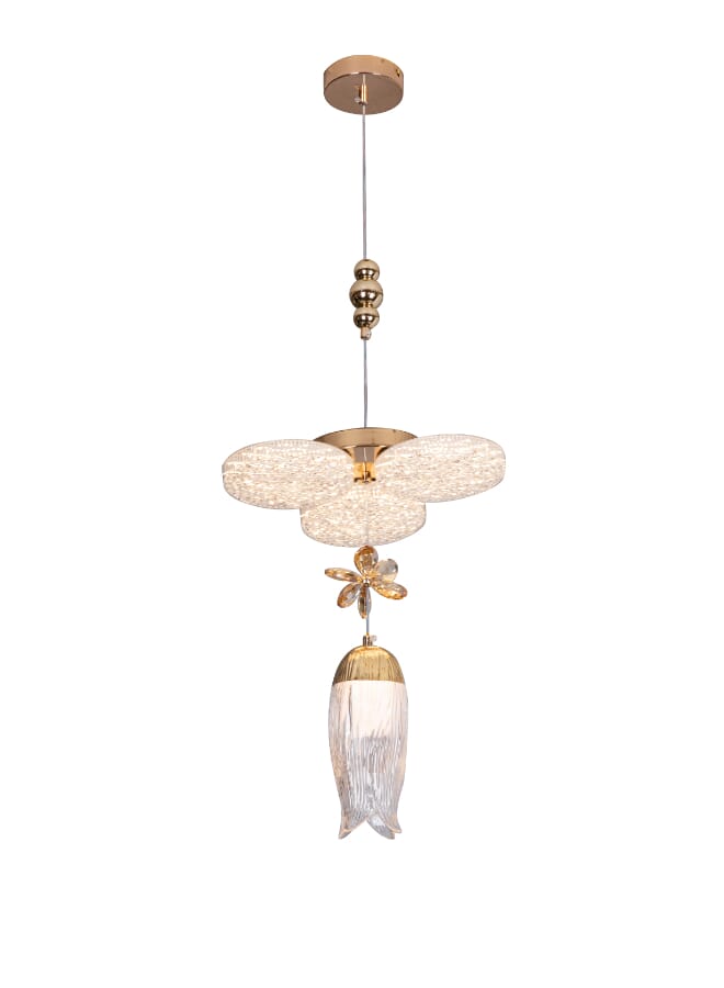 بيست باور ثريا سقف LED دائرية حديثة موديل 9878 – بقدرة 25 واط، قطر 30 سم، تعليق قابل للتعديل حتى 90 سم – إضاءة أنيقة لغرفة المعيشة أو الطعام أو النوم - Image 2