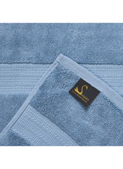SENSES SENSES Cotton Towel Set 804 GSM (2 Bath Towels, 2 Hand Towel, 2 Wash Cloth, Blue)  - Image 2