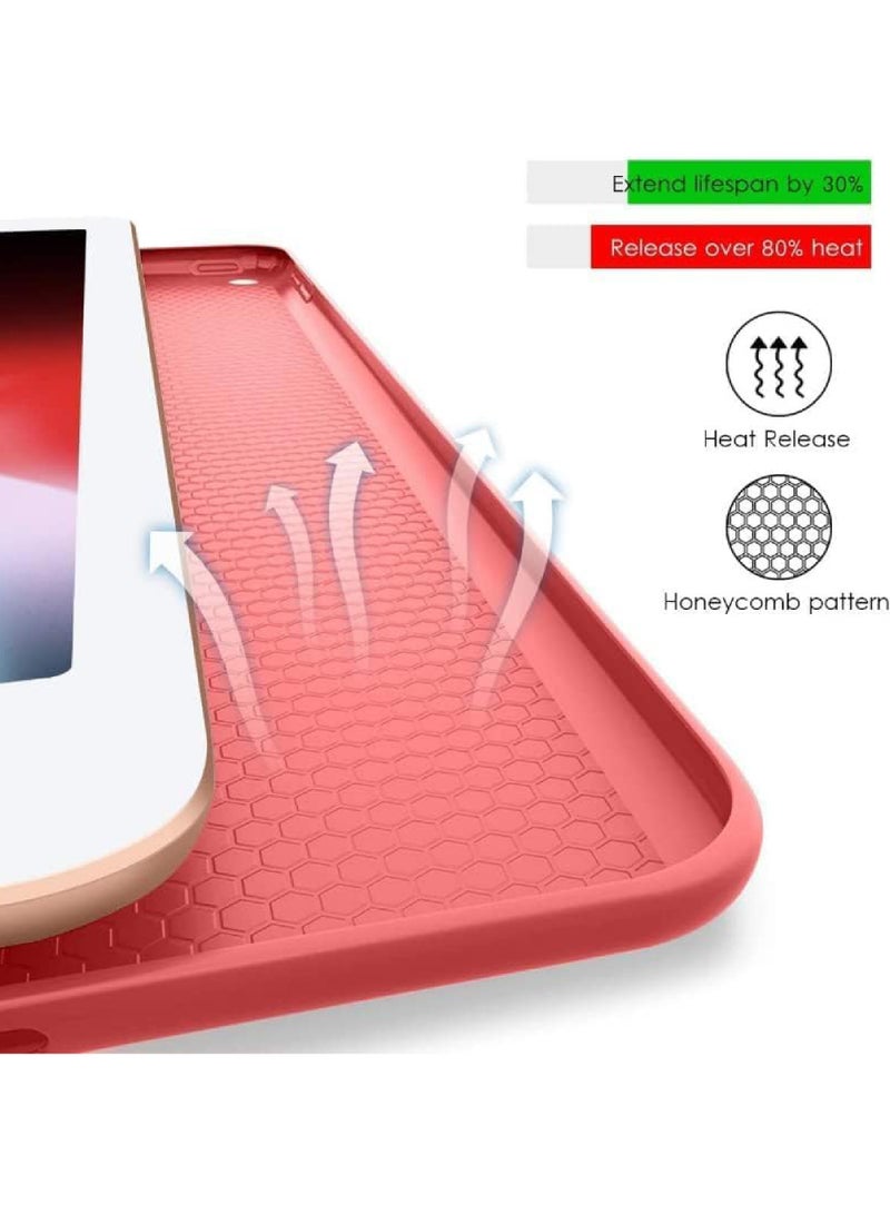 روك بو حافظة لجهاز Huawei Matepad 11.5'' 2023 / Matepad Air 11.5 بوصة حافظة رفيعة مغناطيسية ذكية من الجلد الصناعي مع حامل ثلاثي الطي - Image 4