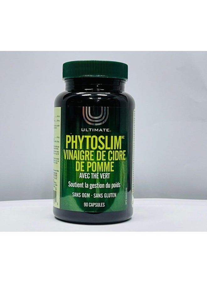 Ultimate Phytoslim Apple Cider Vinegar with Green Tea, Supports Weight Management - Image 2