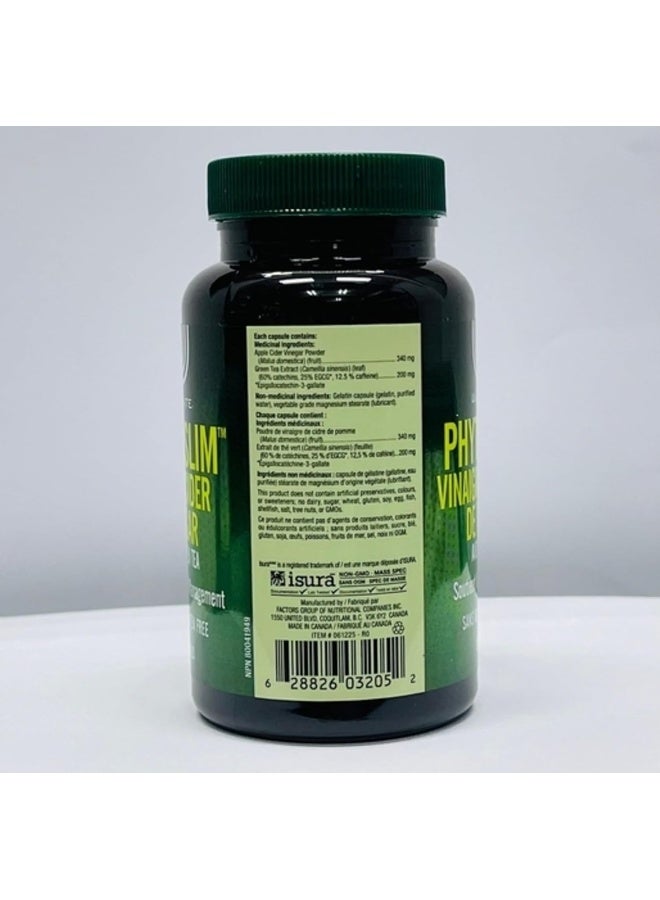 Ultimate Phytoslim Apple Cider Vinegar with Green Tea, Supports Weight Management - Image 3