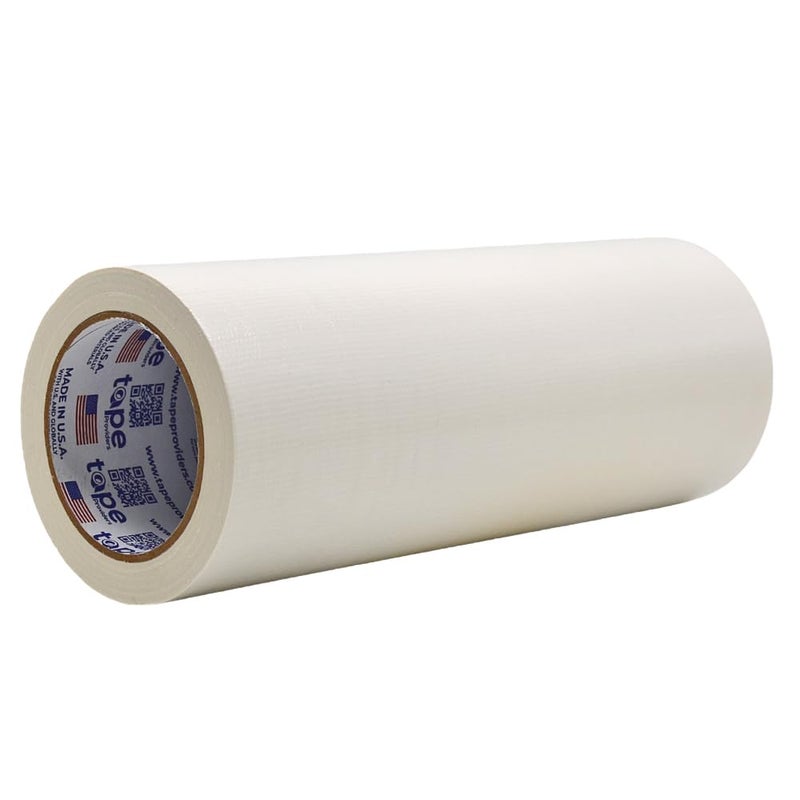 WOD Tape WOD DTC10 Advanced Strength Industrial Grade White Duct Tape, 12 inch x 60 ft. Waterproof, UV Resistant For Crafts & Home Improvement - Image 1
