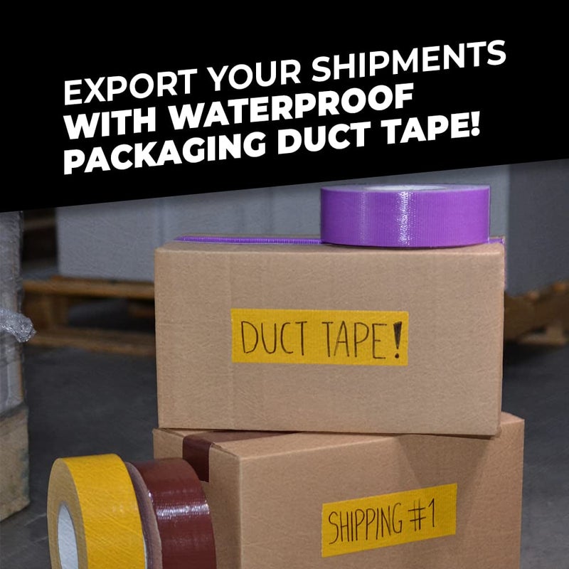 WOD Tape WOD DTC10 Advanced Strength Industrial Grade White Duct Tape, 12 inch x 60 ft. Waterproof, UV Resistant For Crafts & Home Improvement - Image 5