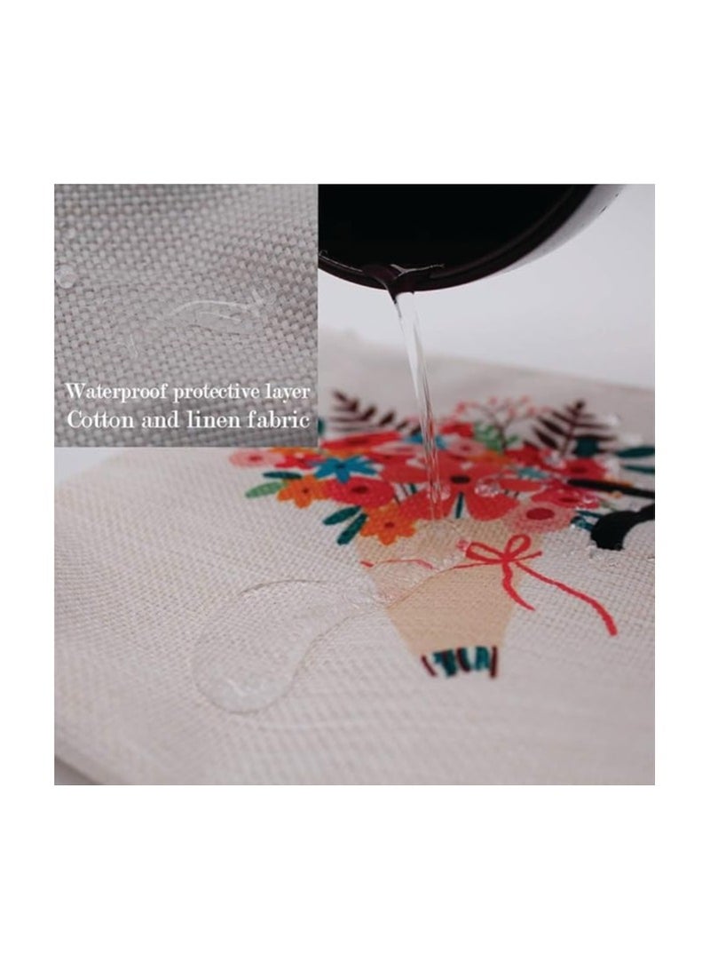 Dubai Skyline With Initial Monogram Cosmetic Bag-Monogram Makeup Case-Dubai Skyline Makeup Pouch-Cosmetic Pouch For Travelers - Image 4