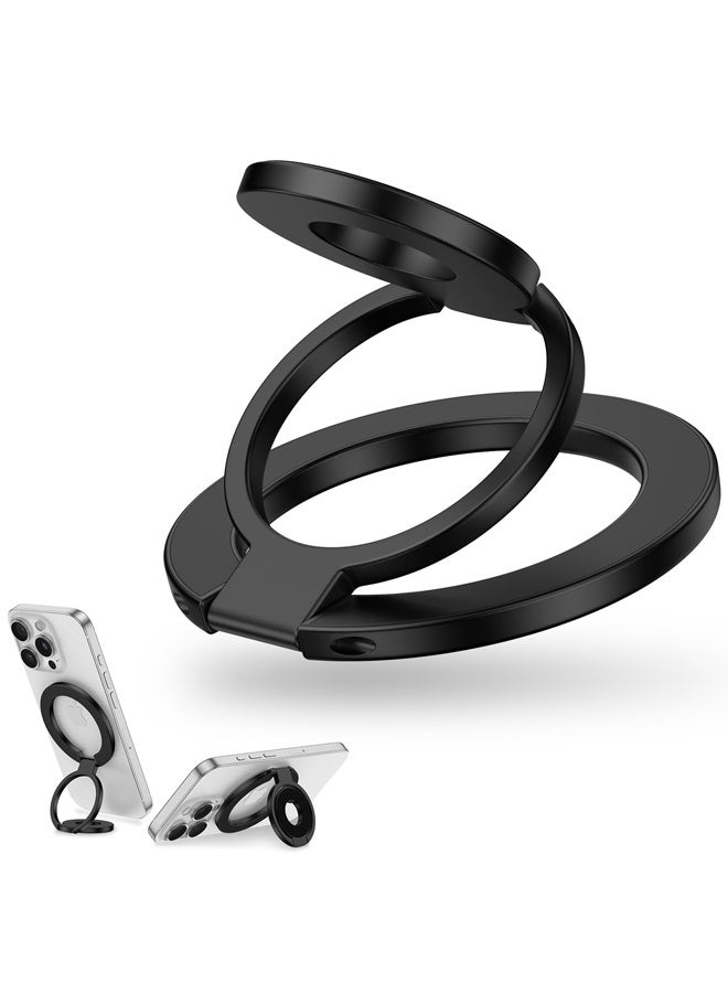 Magnetic Phone Ring Holder Magsafe Grip for iPhone 17/17Air/16/15/14/13/12/11 Pro Max, Dual-Sided Magnet Finger Grip Phone Stand Kickstand for Mag Car Mount - Image 1