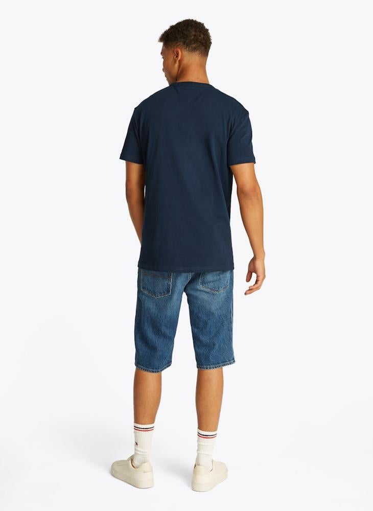 TOMMY JEANS Regular Fit Cotton Badge T-Shirt  - Image 2