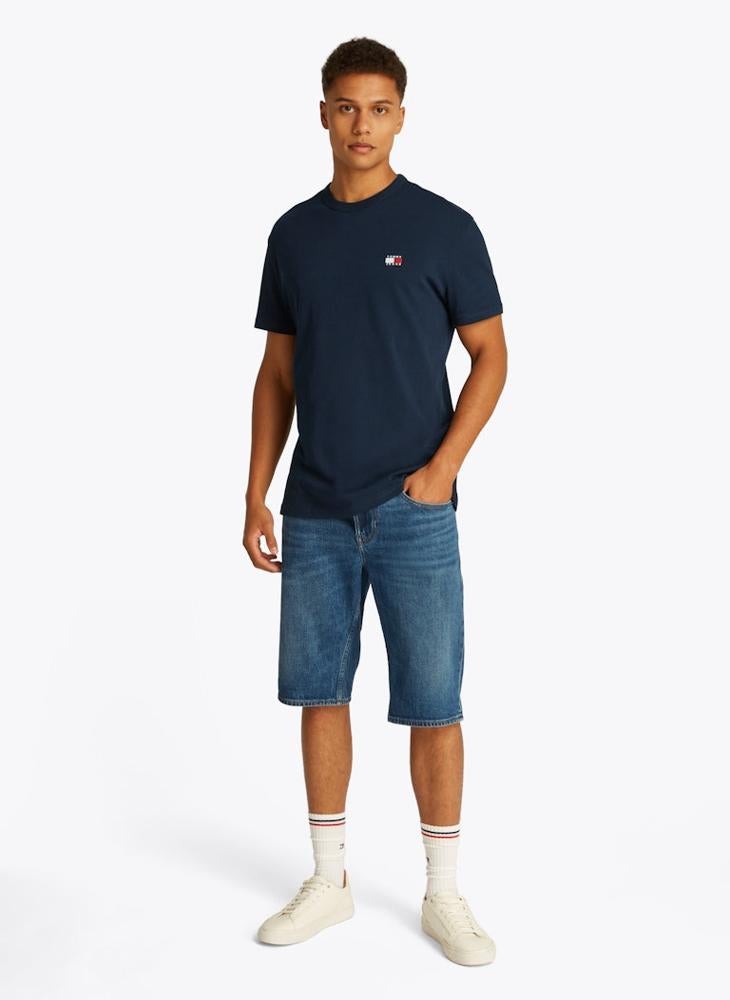 TOMMY JEANS Regular Fit Cotton Badge T-Shirt  - Image 4