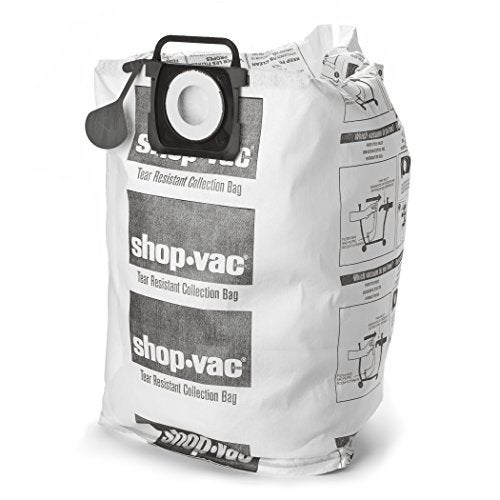SHOPVAC Shop-Vac 9021433 Tear-Resistant Dry Collection Vacuum Bags, Fits 12-20 Gallon Tanks, Efficient Debris and Dust Collection, (2-Pack) - Image 4