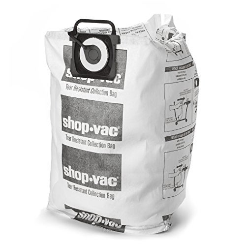 SHOPVAC Shop-Vac 9021433 Tear-Resistant Dry Collection Vacuum Bags, Fits 12-20 Gallon Tanks, Efficient Debris and Dust Collection, (2-Pack) - Image 5