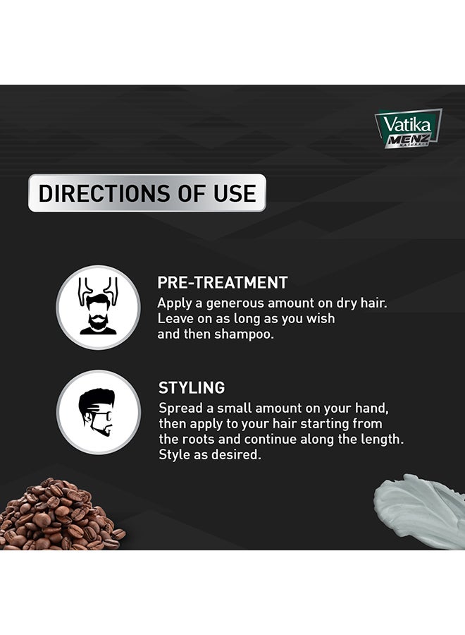 Vatika Naturals Anti-Hair Fall Styling Hair Cream Enriched With Bentonite Clay And Coffee 140Ml  - Image 5