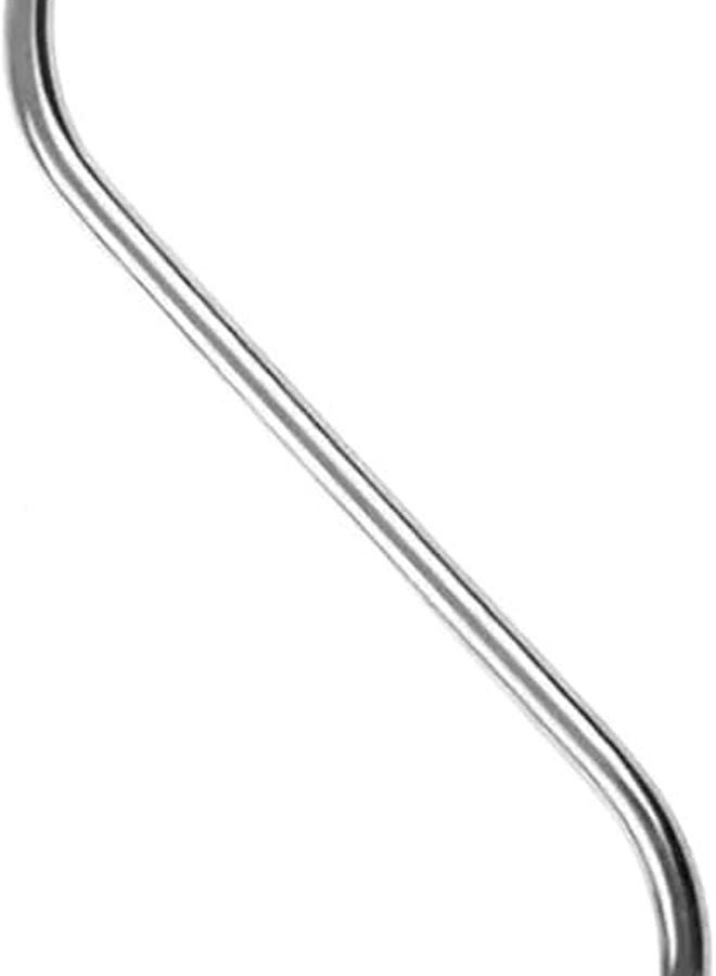 10 قطعة من خطافات S الفولاذية المقاومة للصدأ مقاس 9 سم للمطبخ والحمام والملابس متعددة الوظائف للتعليق - Image 2