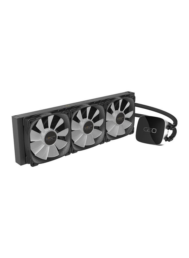 Geometricfuture Neon 360 All-in-one Water Cooler Black Full Platform/12th Gen Cpu/argb Motherboard Sync - Image 2