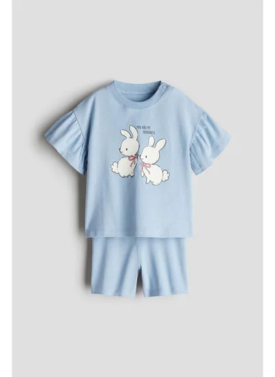 اتش اند ام 2-piece cotton jersey set