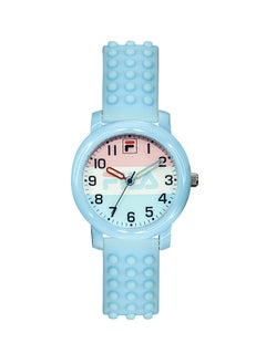 Unisex Analog Round Shape Silicone Wrist Watch 38-203-002 - 30 Mm