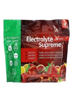 Electrolyte Supreme Fruit Punch 60 Packets 11.4 oz 324 g