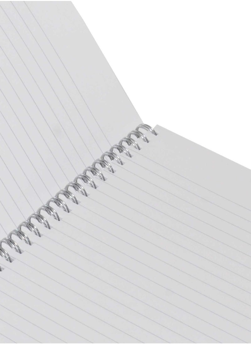 Light FIS LIGHT Pack of 10 Spiral Soft Cover Notebook, Single Line, 10X8 Inches (25.4 X 20.32 Cm) 100 Sheets -LINB1081703S  - Image 2