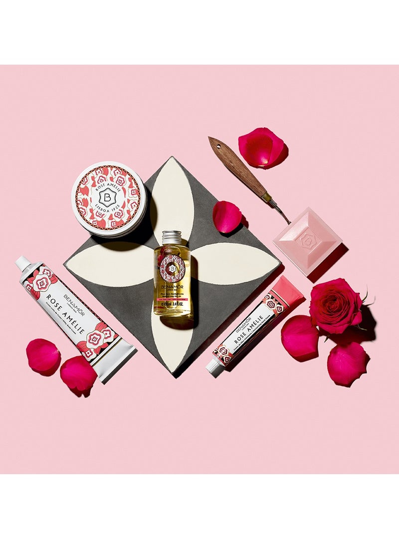 BENAMÕR Rose Amélie Revitalizing Body Lotion – Lightweight Body Moisturiser with Rose Extract & Argan Oil | Softening, Hydrating Lotion for Smooth Skin – 300ml - Image 4