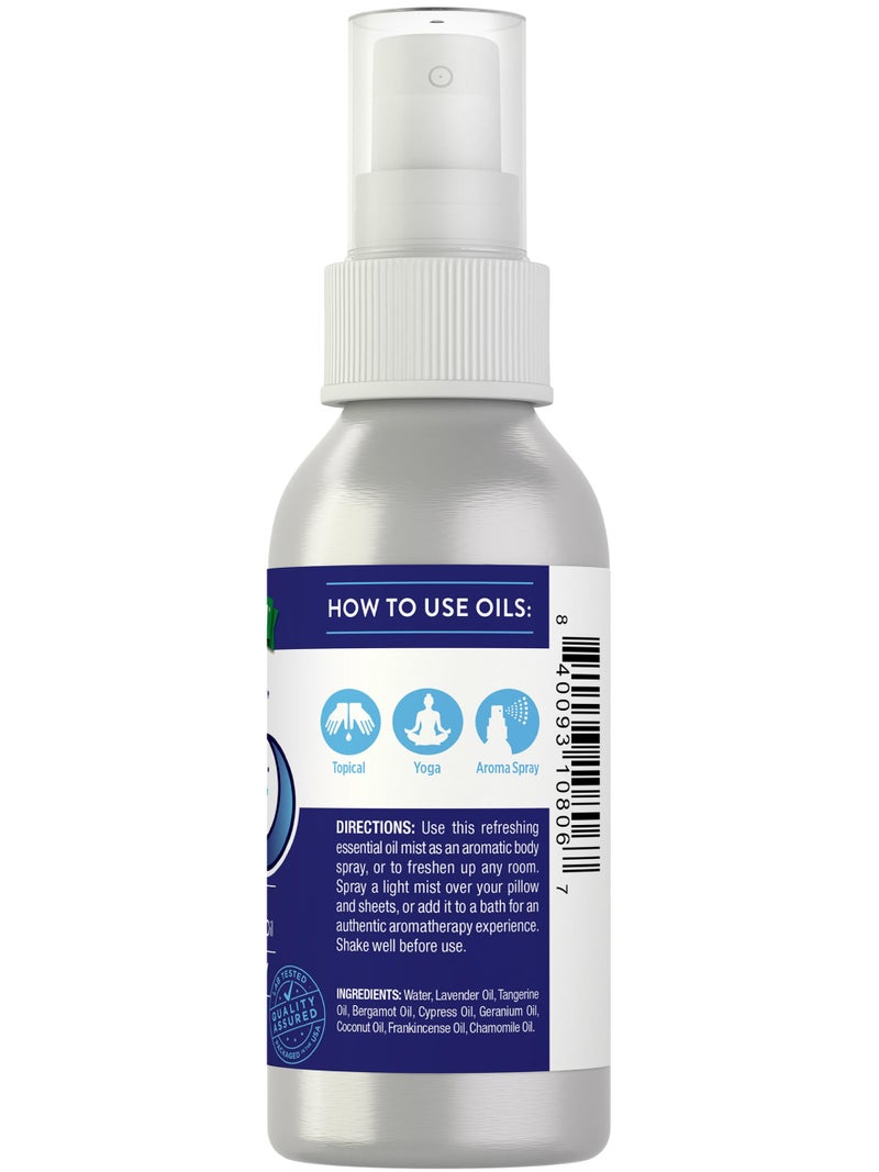 Nature's Truth Good Nite Essential Oil Mist | 2.4 fl oz | Calming Blend | for Topical Use, Yoga, & Aroma Spray - Image 2