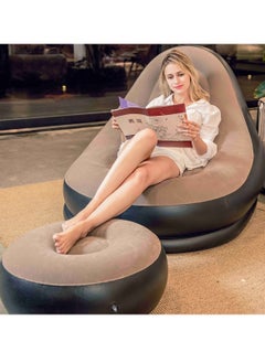 Hihonor Inflatable Lounger, Portable Blow up Sofa, Air Lounger, Lazy Sofa, Camping, Games, Lunch Break, Garden, Party, Enjoy Sunbathing  - Image 4