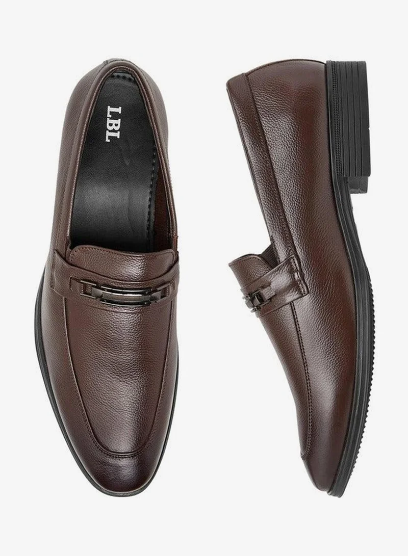 LBL by Shoexpress Metal Accent Slip-On Loafers