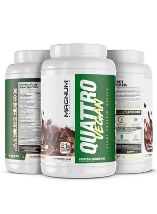 Magnum Nutraceuticals - Vegan Quattro Plant-Based Protein Powder Isolate- Chocolate 2Lb - pzsku/ZE2D27BA0D0AE81D5DFFDZ/45/_/1728310058/814a5f01-ffa2-4000-ba1c-7fb323d6be33