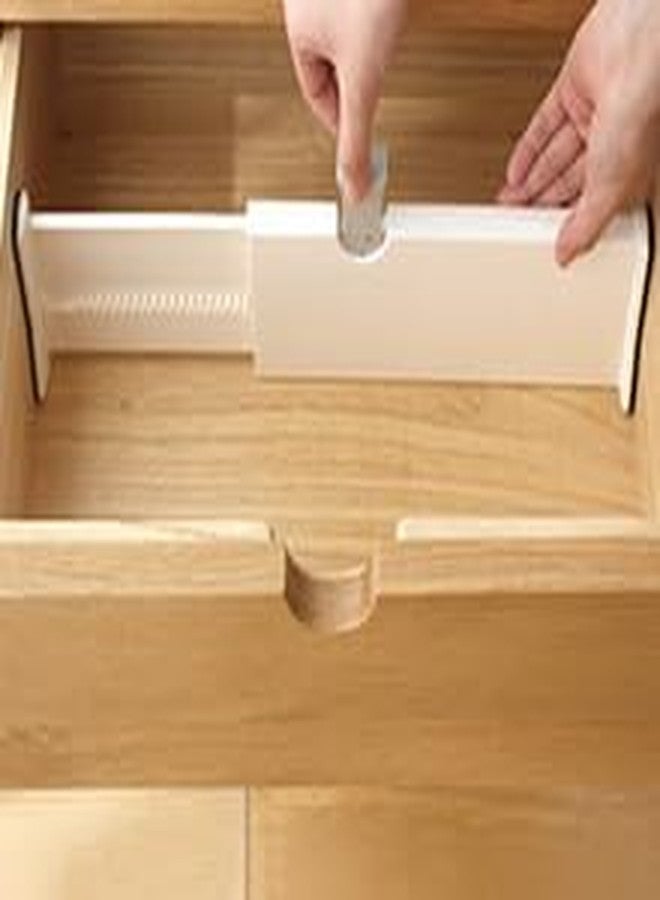 FAVHOME Expandable Adjustable Drawer Dividers | Dream Drawer Organizers for Kitchen, Bedroom, Office & Wardrobe | Divider for Clothes, Utensils, Silverware | Pack of 2 Pcs - Image 3