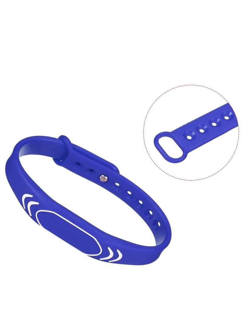 Rubik RFID 125kHz T5577/T5200 Proximity Rewritable Waterproof Silicone Adjustable Wristband (Blue, 1 Band)  - Image 4
