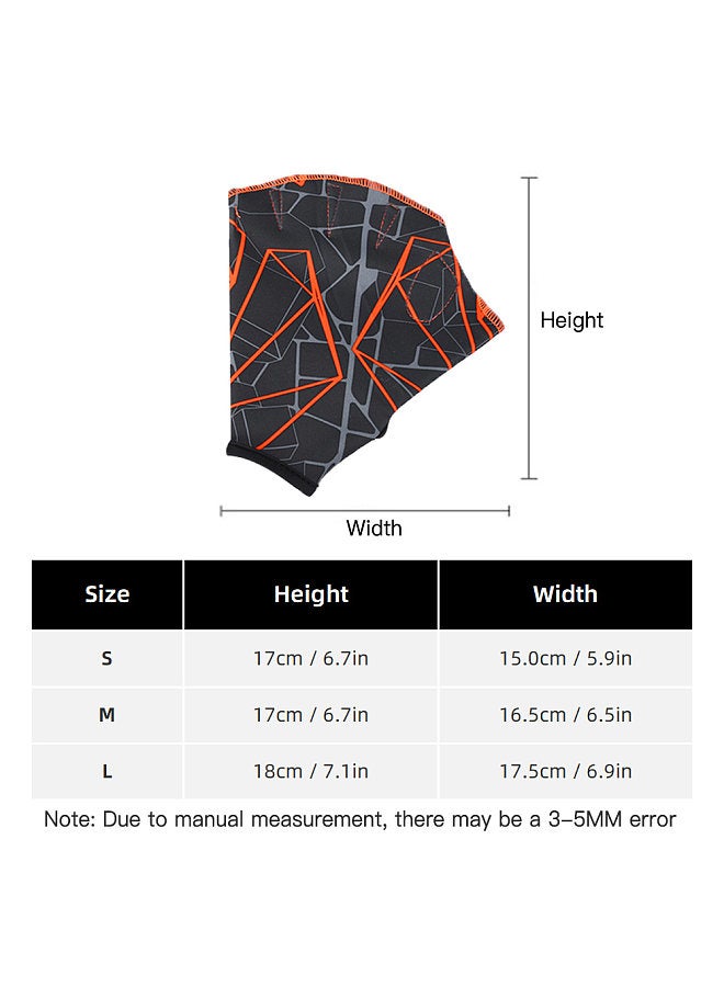Generic Swim Gloves Non-slip Adjustable Breathable & Quick-drying for Men and Women Print Design for Outdoor Water Sports and Snorkeling  - Image 4