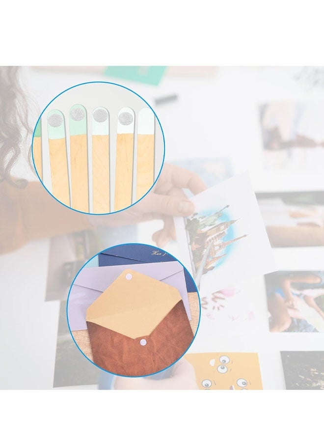 3 عبوات من النقاط اللاصقة الذاتية، نقاط لاصقة قطرية مع أشرطة لاصقة مقاومة للماء، نقطة لاصقة دائرية بيضاء للفصول الدراسية والمكتب والمنزل والحرف اليدوية - Image 4