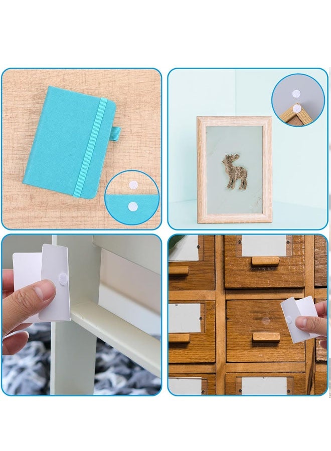 3 عبوات من النقاط اللاصقة الذاتية، نقاط لاصقة قطرية مع أشرطة لاصقة مقاومة للماء، نقطة لاصقة دائرية بيضاء للفصول الدراسية والمكتب والمنزل والحرف اليدوية - Image 5