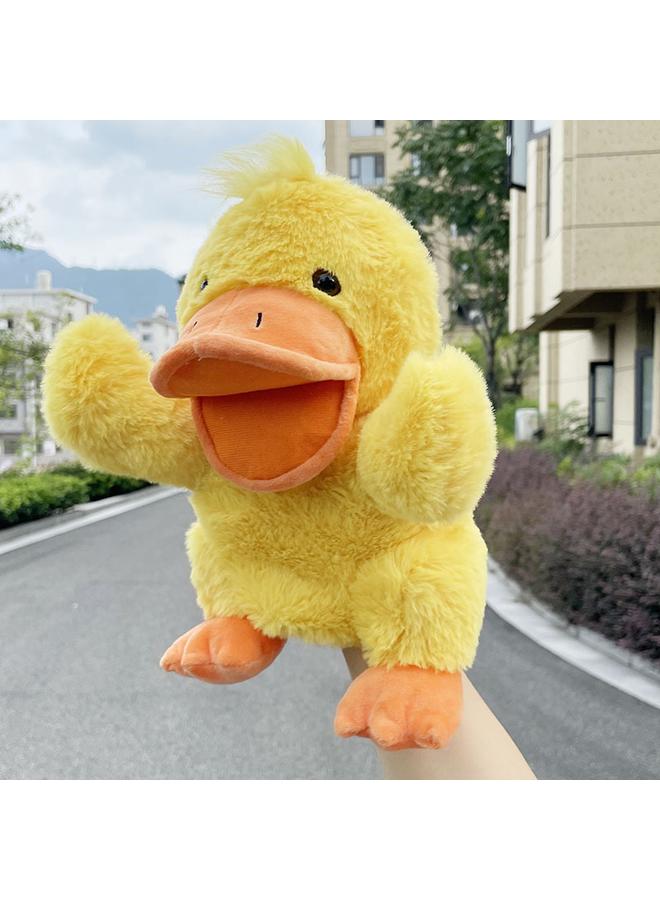 Bluejw New Open Mouth Hand Puppet Yellow Duck Yiwu Plush Toy Puppy Animal Gloves - Image 3