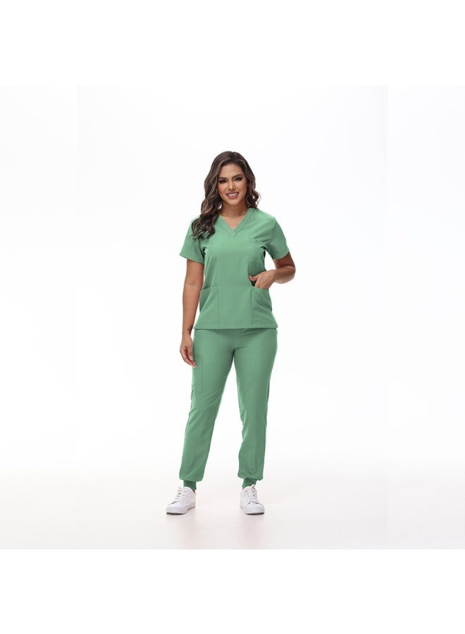 NIBEMINENT زي طبي موحد للأطباء والممرضين متين لطب الأسنان للأطفال سريع الجفاف مجموعة خدمات الرعاية الصحية - Image 1