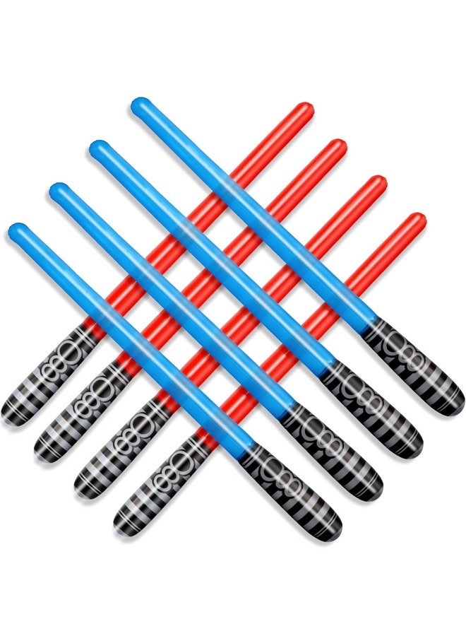 نوفيلتي بليس ألعاب سيوف ضوئية قابلة للنفخ - عبوة من 8 سيوف ضوئية قابلة للنفخ للأطفال - مثالية لحفلات أعياد الميلاد وفعاليات التنكر وحفلات الهدايا - Image 1