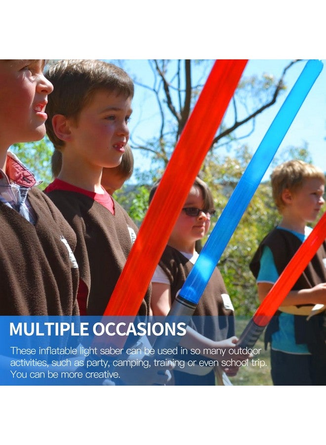 نوفيلتي بليس ألعاب سيوف ضوئية قابلة للنفخ - عبوة من 8 سيوف ضوئية قابلة للنفخ للأطفال - مثالية لحفلات أعياد الميلاد وفعاليات التنكر وحفلات الهدايا - Image 4