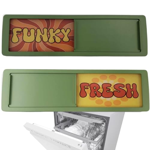 Pretty Inappropriate Funny Kitchen Gadgets Clean and Dirty Sign for Dishwasher, Retro Kitchen Accessories, Funny Clean Dirty Magnet for Dishwasher Clean Dirty Sign, Mid Century Modern Kitchen, Gadgets for Kitchen (Funky) - Image 1