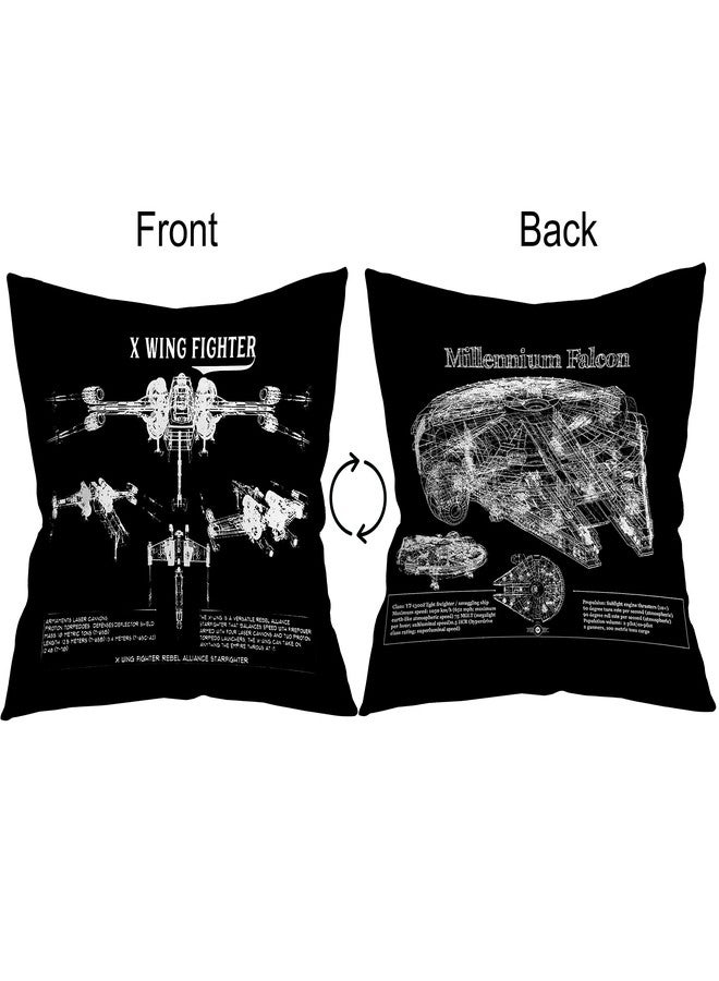 Giosve Throw Pillow Case 18 x 18 Inch, Science Fiction Movie Love Cushion Covers, Science Fiction Movie Theme Home Bedroom Room Decor - Image 2