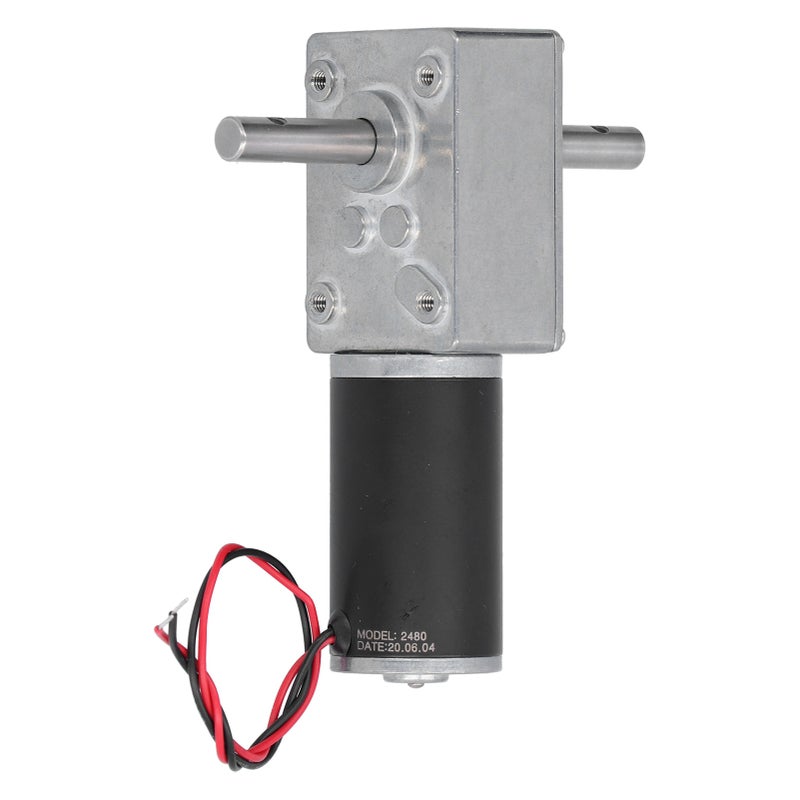 DC Motor Metal Shell Stainless Steel Output Shaft Low Friction Power Consumption Electric EngineDC12V 80RPM - Image 5