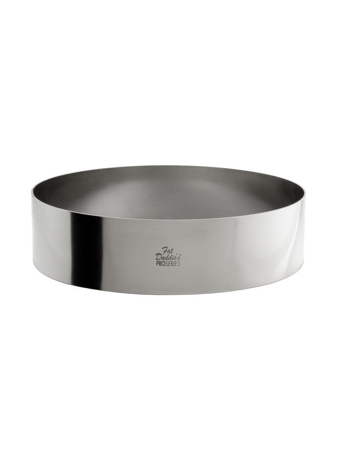 Fat Daddio's Stainless Steel Round Cake & Pastry Ring, 10 x 2 Inch - Image 1