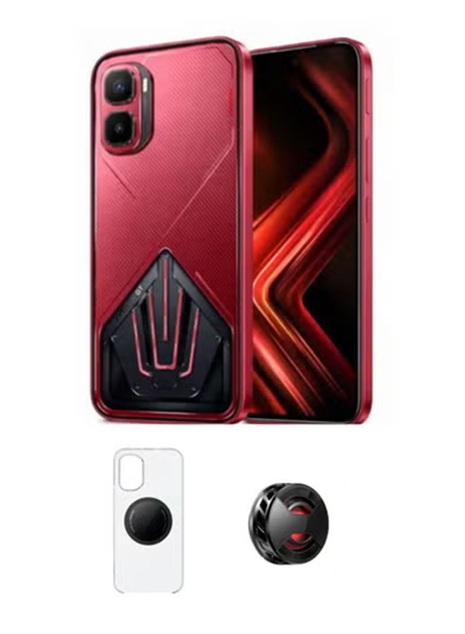 إنفينيكس GT 50 Pro with Earbuds Cooling Fan And Cover -24GB RAM (12+12) - 512 GB Storage- 5G Gaming Smartphone -  6.78-inch - 144Hz AMOLED - Red Blaze - Cooling Edition - Image 2
